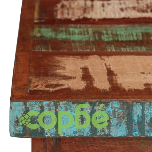 Бюро тип писалище, регенерирано дърво масив, 140x50x77 см ➤ топ цена ➤ sorbe.bg