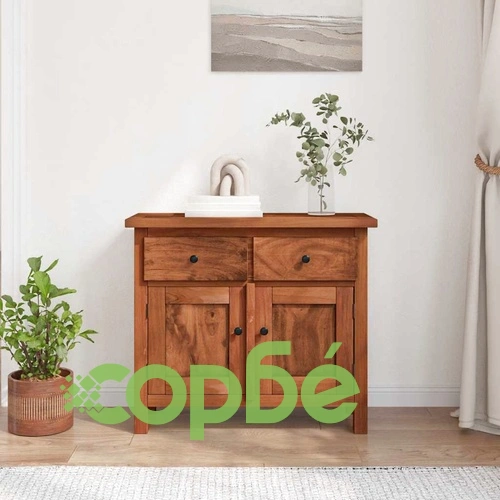 Бюфет, махагоново дърво масив, 75x30x65 cм ➤ топ цена ➤ sorbe.bg