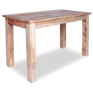 Трапезна маса, масивно махагоново дърво, 120x60x77 cм