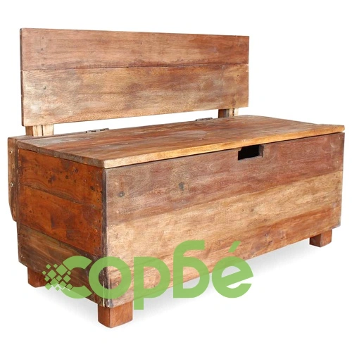 Пейка, махагоново дърво масив, 86х40х60 см ➤ топ цена ➤ sorbe.bg