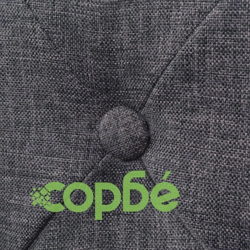 Бар табуретки, 2 бр, тъмносиви, текстил ➤ топ цена ➤ sorbe.bg