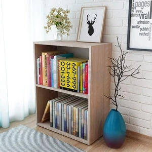 Етажерка за книги, инженерно дърво, 60x31x78 см, дъб