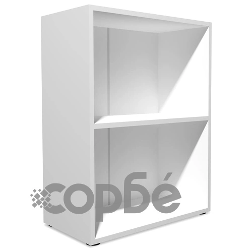 Етажерка за книги, инженерно дърво, 60x31x78 см, бяла ➤ топ цена ➤ sorbe.bg