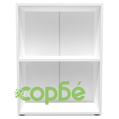 Етажерка за книги, инженерно дърво, 60x31x78 см, бяла ➤ топ цена ➤ sorbe.bg