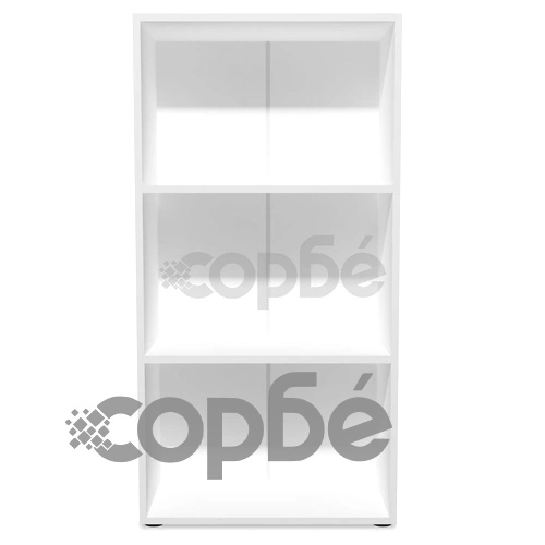 Етажерка за книги, инженерно дърво, 60x31x116,5 см, бяла ➤ топ цена ➤ sorbe.bg