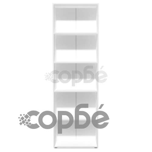 Етажерка за книги, ПДЧ, 60x31x190 см, бяла ➤ топ цена ➤ sorbe.bg