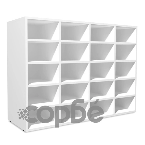 Стелаж за обувки, инженерна дървесина, 92x30x67,5 см, бял ➤ топ цена ➤ sorbe.bg