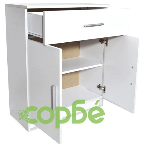 Бюфет от инженерно дърво, 71 x 35 x 88 см, бял ➤ топ цена ➤ sorbe.bg