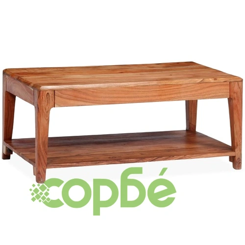 Маса за кафе, масивно дърво, 88x50x38 см ➤ топ цена ➤ sorbe.bg