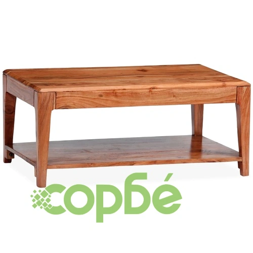 Маса за кафе, масивно дърво, 88x50x38 см ➤ топ цена ➤ sorbe.bg