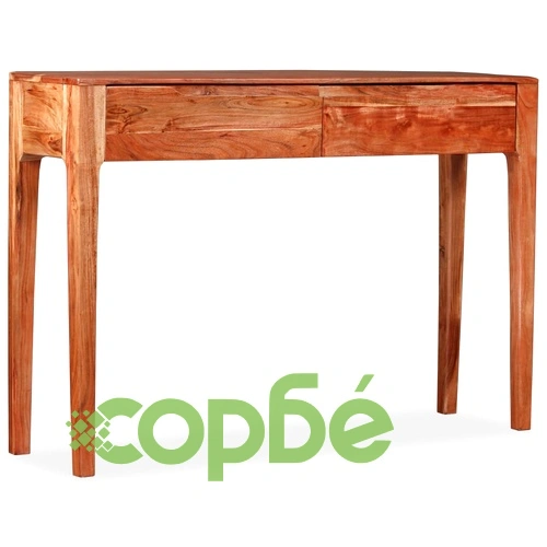 Конзолна маса, дървен масив, 118x30x80 cм ➤ топ цена ➤ sorbe.bg