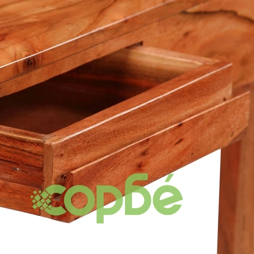 Писалище с чекмеджета, дървен масив, 88x50x90 см ➤ топ цена ➤ sorbe.bg