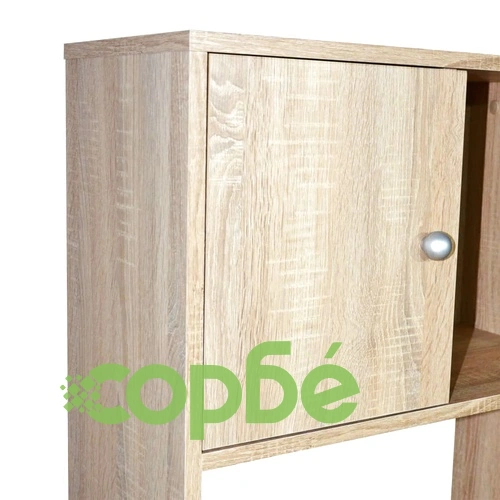 Бюро с библиотека, 114x60x145 см, дъб ➤ топ цена ➤ sorbe.bg