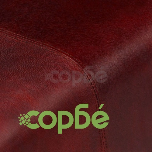 Пейка, естествена кожа, кафява, 120х30х45 см   ➤ топ цена ➤ sorbe.bg