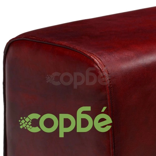 Пейка, естествена кожа, кафява, 40х30х45 см    ➤ топ цена ➤ sorbe.bg