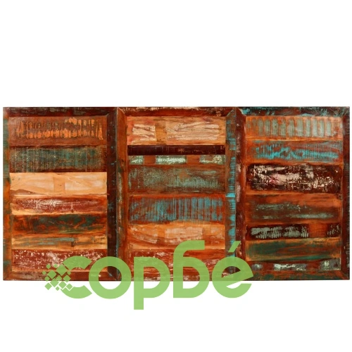 Трапезна маса, регенерирано дърво масив, 180 cм ➤ топ цена ➤ sorbe.bg