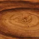 Маса за кафе, масивно акациево дърво, 60x55x25 см