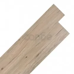 Самозалепващи подови дъски от PVC 5,02 м² 2 мм цвят кафяв дъб