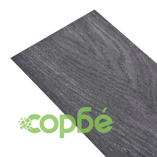 Самозалепващи подови дъски от PVC 5,02 м² 2 мм черно и бяло ➤ топ цена ➤ sorbe.bg