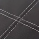 Модулен диван, черен PVC, регулируем