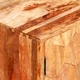 Шкаф за телевизор, мангово дърво масив, 118x35x40 cм