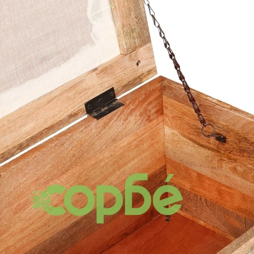 Пейка за съхранение, регенерирано дърво масив, 80x40x40 см ➤ топ цена ➤ sorbe.bg