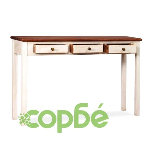 Конзолна маса, акациево дърво масив, манго, 120x30x76 cм ➤ топ цена ➤ sorbe.bg