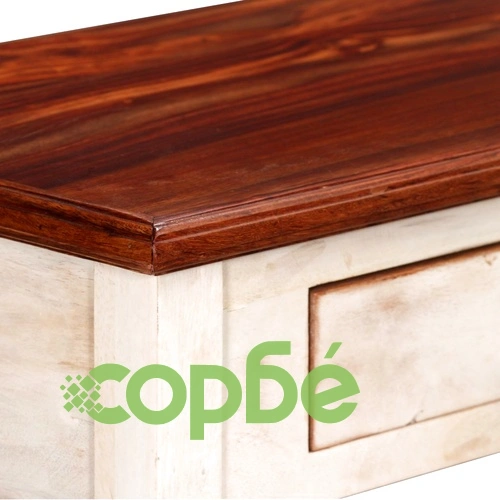 Конзолна маса, акациево дърво масив, манго, 120x30x76 cм ➤ топ цена ➤ sorbe.bg