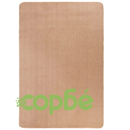 Килим от юта с латексов гръб, 70x130 см, естествен цвят ➤ топ цена ➤ sorbe.bg