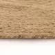 Плетен килим от юта, 120 см, кръгъл