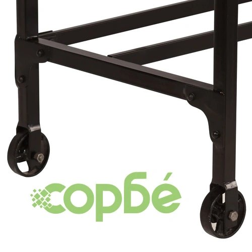 Бюро със сгъваем стол, мангово дърво масив, 115x50x76 см ➤ топ цена ➤ sorbe.bg