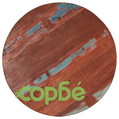 Бар маса, регенерирано дърво масив, 60х(76-110) см ➤ топ цена ➤ sorbe.bg