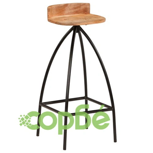 Бар комплект от 3 части, мангово дърво масив ➤ топ цена ➤ sorbe.bg