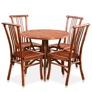 Трапезен комплект, 5 части, бамбук