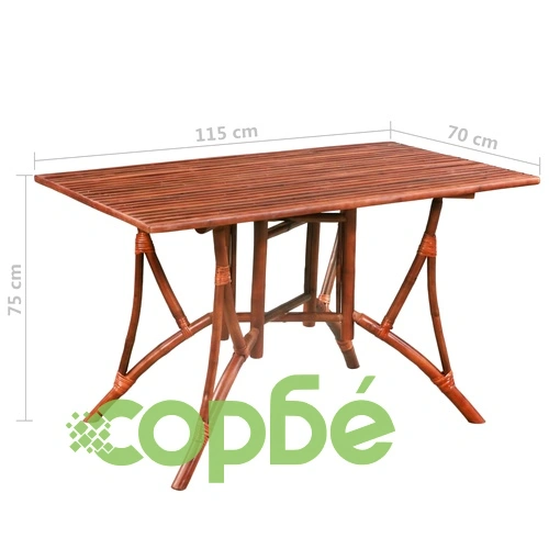 Трапезен комплект, 5 части, бамбук ➤ топ цена ➤ sorbe.bg