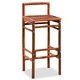 Бар табуретки, 2 бр, бамбук