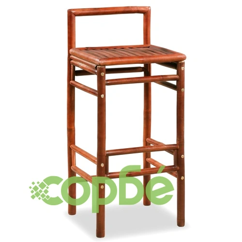 Бар табуретки, 4 бр, бамбук ➤ топ цена ➤ sorbe.bg