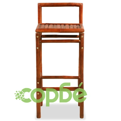 Бар табуретки, 4 бр, бамбук ➤ топ цена ➤ sorbe.bg