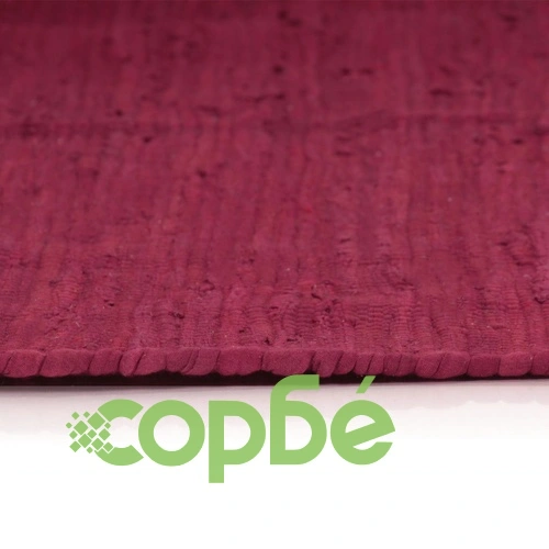 Ръчно тъкан Chindi килим, 200x290 см, бордо ➤ топ цена ➤ sorbe.bg