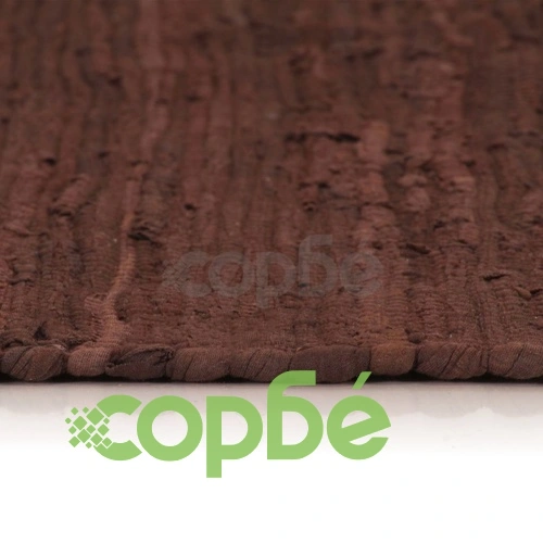 Ръчно тъкан Chindi килим, 120x170 см, кафяв ➤ топ цена ➤ sorbe.bg