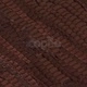 Ръчно тъкан Chindi килим, кожа, 80x160 см, кафяв