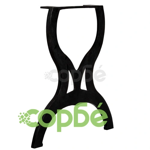 Крака за трапезна маса, 2 бр, Х-образни, чугун ➤ топ цена ➤ sorbe.bg