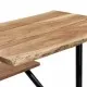 Бар маса с пейки, акация масив, 120x50x107 см 
