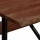 Бар маса с пейки, регенерирано дърво масив, 80x50x107 см 