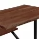 Бар маса с пейки, регенерирано дърво масив, 120x50x107 см 
