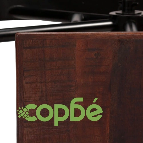 Бар маса с пейки, регенерирано дърво масив, 120x50x107 см  ➤ топ цена ➤ sorbe.bg