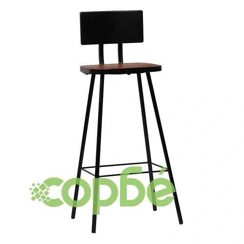 Бар табуретки, 2 бр, регенерирана дървесина масив ➤ топ цена ➤ sorbe.bg