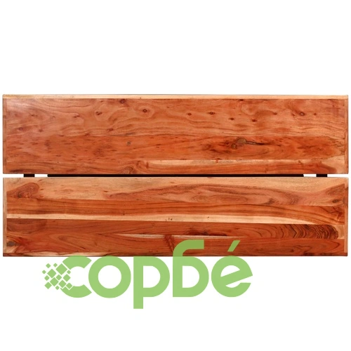 Бар маса, акациево дърво масив, 150x70x107 см ➤ топ цена ➤ sorbe.bg