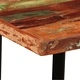 Бар маса, регенерирано дърво масив, 120x60x107 см