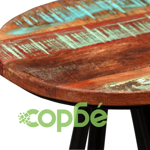 Бар табуретки, 4 бр, регенерирана дървесина масив ➤ топ цена ➤ sorbe.bg